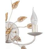  ONLI - Zidna svetiljka COLLANA 1xE14/6W/230V bela/zlatna | Eponuda.com