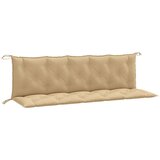  Jastuci za vrtnu klupu 2 kom svjetlosivi 180x50x7 cm tkanine | shoptok.hr