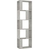 Ormarić Knjižna omara/paravan betonsko siva 45x24x159 cm iverna plošča, (20623048) | Shoptok.si