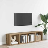  Komoda za knjige/TV komoda Artisan hrast izrađeno drvo | shoptok.hr