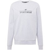 4f Sportska sweater majica svijetlosiva / crna | shoptok.hr