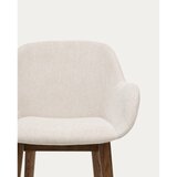 Kave Home Bež podstavljena barska stolica s naslonima za ruke (visine sjedala 66 cm) Konna – | shoptok.hr
