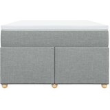  Krevet s oprugama i madracem svjetlosivi 120x190 cm od tkanine | shoptok.hr