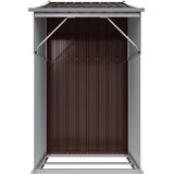  Vrtno spremište smeđe 277 x 93 x 179 cm od pocinčanog čelika | shoptok.hr