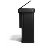 simplehuman Crna željezna kanta za smeće 34+24 l za odvojeni otpad/beskontaktna Dual Sensor – | shoptok.hr