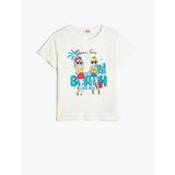 Koton Printed T-Shirt Short Sleeve Crew Neck Cotton Cene