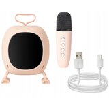  Aku. bluetooth 5.3 karaoke zvočnik z mikrofonom LED RGB USB | Shoptok.si