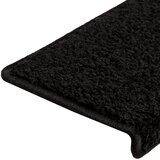  Prostirke za stepenice 10 kom 65x21x4 cm Crne s pravokutnim rubom | shoptok.hr