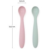 Kave Home Ružičaste/tirkizne plastične/silikonske dječje žlice u setu 2 kom Lili – | shoptok.hr