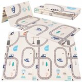 Dvostrana pjenasta podloga za djecu vagoni/ cesta 150 x 200 x 1 cm | shoptok.hr