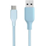  USB kabel (Svetlo modra, 1 m, USB A vtič, USB C vtič) Cene