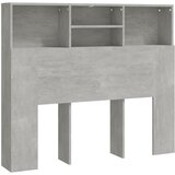 Maison Chic vzglavna omarica - nočna omarica - posteljna omarica betonsko siva 120x19x103,5 cm, (21705959) Cene