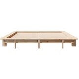 vidaXL Okvir kreveta bez madraca 140 x 190 cm od masivne borovine | shoptok.hr