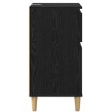  Nočna omarica s predalom 2 pcs Črna Orehovina 40 x 35 x 70 cm, (5000107249) | Shoptok.si