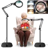 povečevalna LED lupa 10x/30x s stojalom
