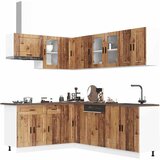 vidaXL 11-dijelni set kuhinjskih ormarića Porto konstruiranog drva | shoptok.hr