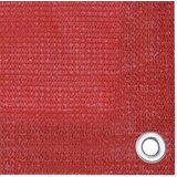 Balkonski zastor crveni 75 x 500 cm HDPE | shoptok.hr