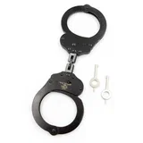 Cuff Double Lock with Hoop Black