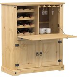 vidaXL Ormarić za vino Corona 97 x 45 x 114 cm od masivne borovine | shoptok.hr