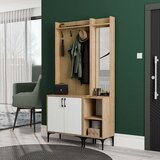 Hanah home čiviluk set 5002-5042 oakwhite hall stand