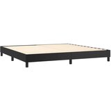  Krevet s oprugama i madracem crni 200x200 cm od umjetne kože | shoptok.hr