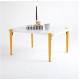 Hanah home Sto za kafu Neda White Yellow | ePonuda.com