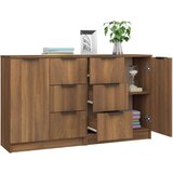  Komode 2kom boja smeđeg hrasta 60x30x70cm od konstruiranog drva | shoptok.hr