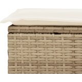 5-dijelni vrtni set sofa s jastucima bež od poliratana 59 x 62 x 69 cm | shoptok.hr