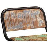 vidaXL barski stolci 2 kom 46x35,5x70 cm masivnog obnovljenog drva | shoptok.hr