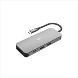 Silicon Power SILICON POVER priključna stanica sr30 Tipe-C 8 in1, HDMI4k/ 2 k USB 3.2 gen 1, siva cene