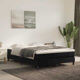  Madrac s džepičastim oprugama srednje tvrdoće crni 140x210x20 cm baršunasti | shoptok.hr