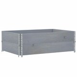 Maison Chic Vrtno korito - Greda - Cvetlični Lonec sivo 120x80 cm trdna borovina, (21788938) Cene