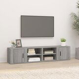 The Living Store TV omarica 2 kosa siva sonoma 80x31,5x36 cm inženirski les - TV Omarica, (21376545) Cene