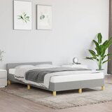 Maison Chic Posteljni okvir - Dvoposteljna postelja - Zakonska postelja brez vzmetnice siv 120x190 cm blago-J12370, (21761389) | Shoptok.si