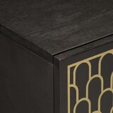  Stranska omarica 60x33x75 cm trden mangov les | Shoptok.si