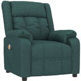  Masažna fotelja od tkanine tamnozelena - Tamnozelena 1 | shoptok.hr