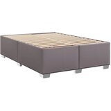 vidaXL Posteljni okvir siv 140x190 cm umetno usnje, (21310555) Cene