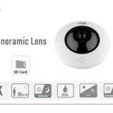  FISHEYE IP POE KAMERA 4MP 1.05MM WIFI AUDIO ALARM IR 20M | Eponuda.ba