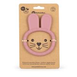 Petite&Mars Silikonska grickalica za zube Bunny 0 m+, Dusty Rose | Eponuda.com