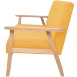  3-dijelni set sofa od tkanine žuti | shoptok.hr