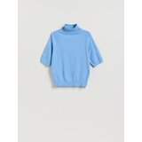 Reserved Džemper s visokim ovratnikom - svjetloplavo | shoptok.hr