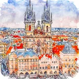 Fedkolor Slika 30x30 cm Prague –