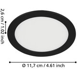 Eglo 99157 - LED ugradna svetiljka FUEVA 5 LED/5,5W/230V | Eponuda.com