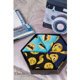 ZOOKSY/RAINBOW SOCKS Rainbow Socks Emoticons Smiley Sadness Brainy 3 Pairs | shoptok.hr