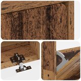  Ormar za cipele ZWOLLE 78 x 24 x 103 cm Konstruirano drvo - Staro drvo | shoptok.hr