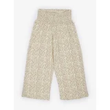 name it Beige Girly Flowered Pants Justice - Girls