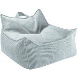 Wigiwama Mentolno zelena otroška vreča za sedenje iz rebrastega žameta Chair – | Shoptok.si