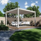 Gardenson Pergola Superior, Biserna Barva, 3,6x4m | Shoptok.si
