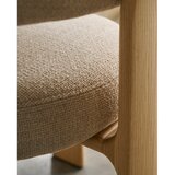 Kave Home Bež jedilni stol iz masivnega jesena Granite – | Shoptok.si