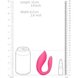 Shots Loveline - punjivi, radio vibrator za par (roza) | shoptok.hr